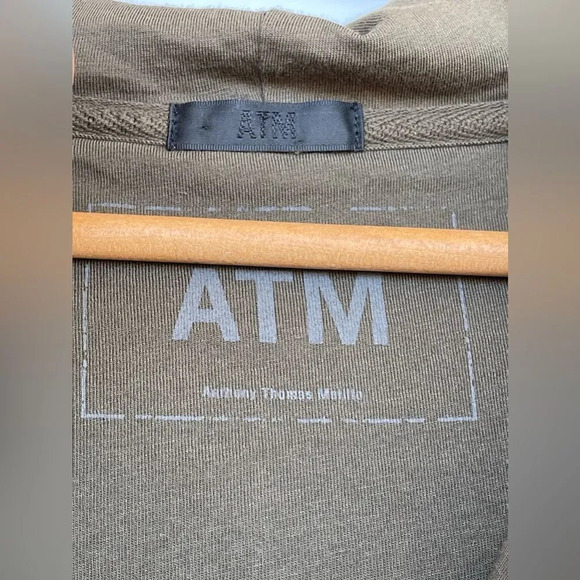 ATM Anthony Thomas Melillo Camo Zip-Up Hoodie Large - Picture 7 of 16